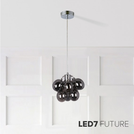 Innerspace - Bubbles Black Chandelier